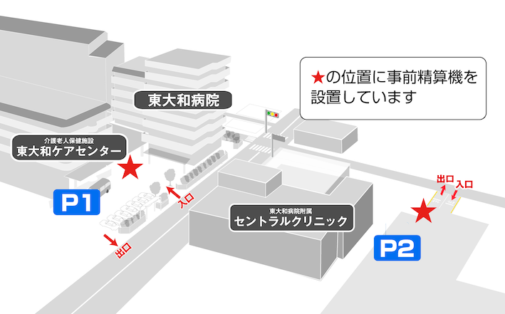 駐車場のマップ