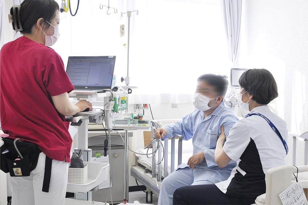 患者さまへのリハビリ